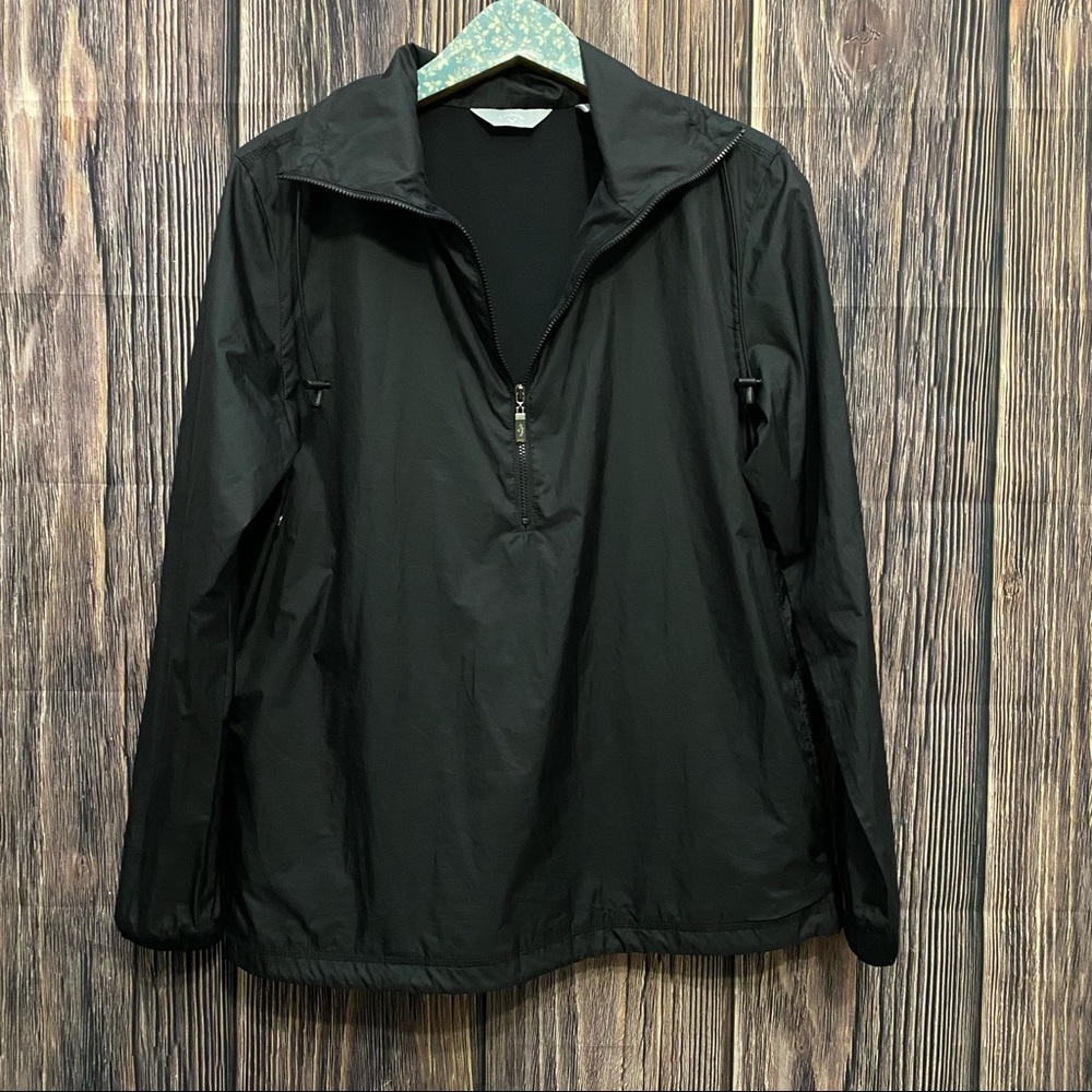 CALLAWAY | black half zip wind breaker